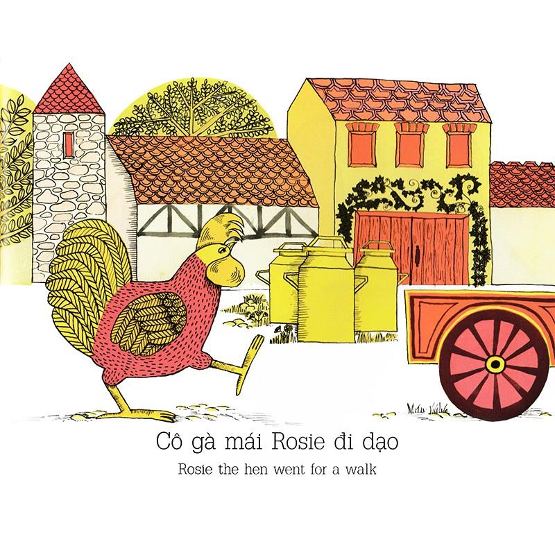 Sách Song Ngữ Chuyến Đi Dạo Của Cô Gà Mái Rosie