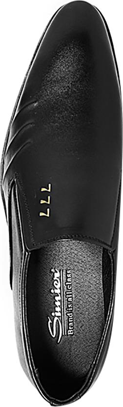 Giày Công Sở Nam Da Bò HS07 - Đen