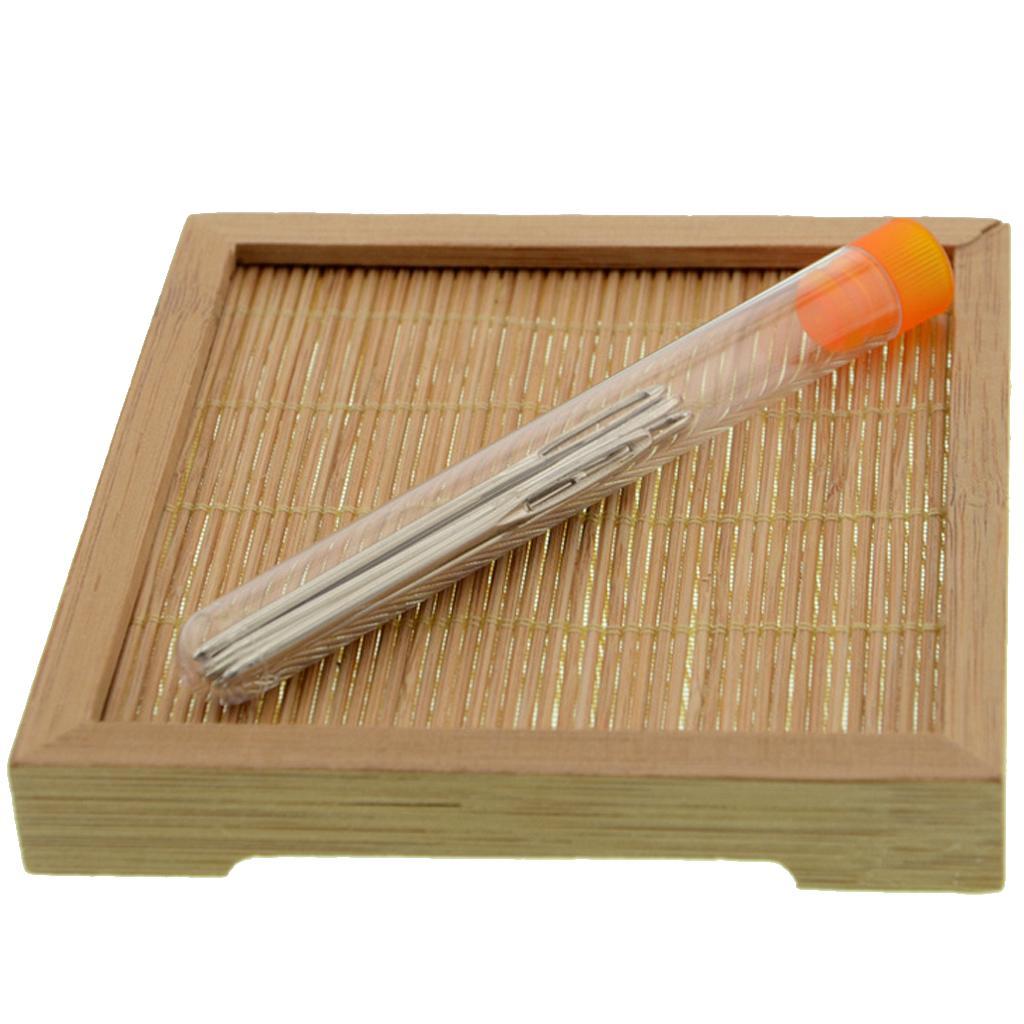 2-5pack 9pcs Large-eye Blunt Stitching Needles Hand Sewing Knitting Needle with