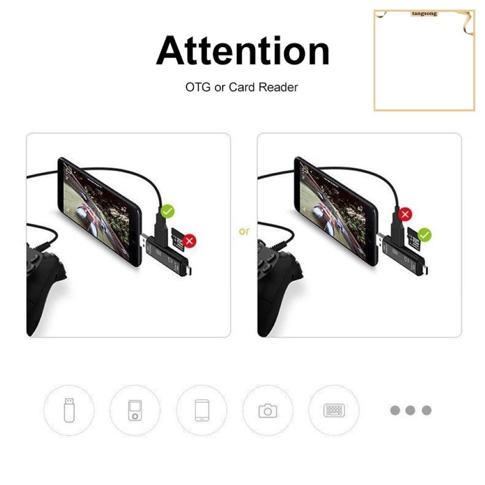 Đầu Đọc Thẻ Nhớ Đa Năng Usb 2.0 Type-C Tf