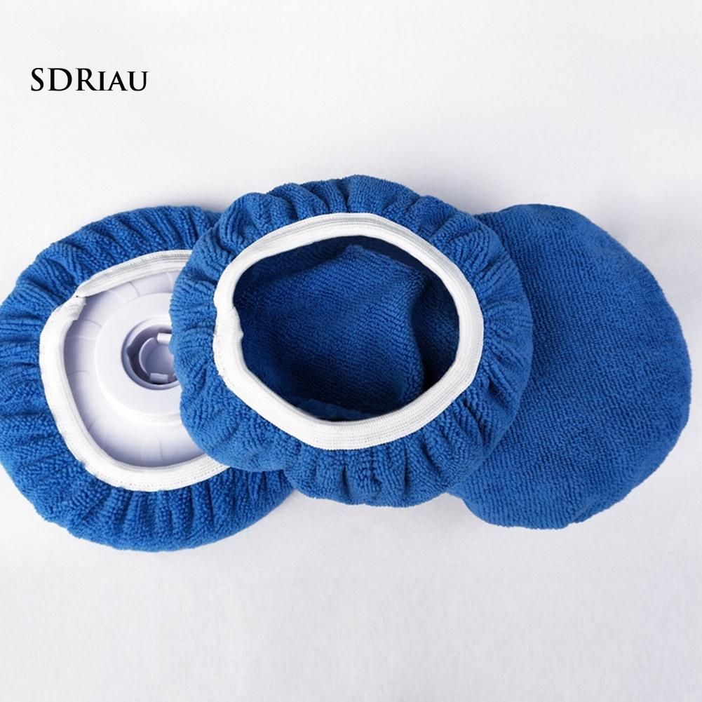 Set 2 Đệm Bọc Bảo Vệ Đầu Máy Đánh Bóng Xe Hơi