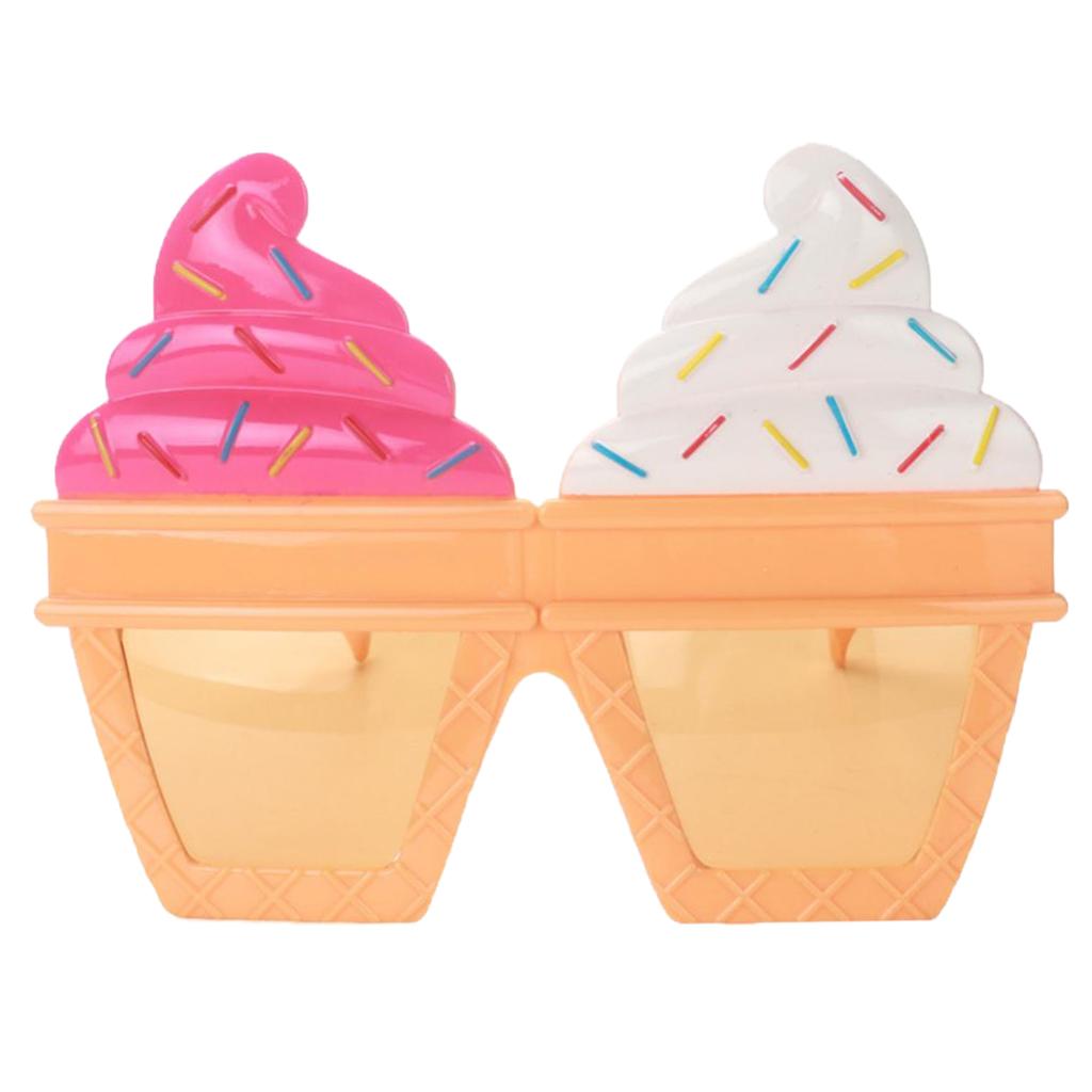 Novelty Adults Kids Birthday Ice cream Party Glasses Eyeglasses Fancy Dress