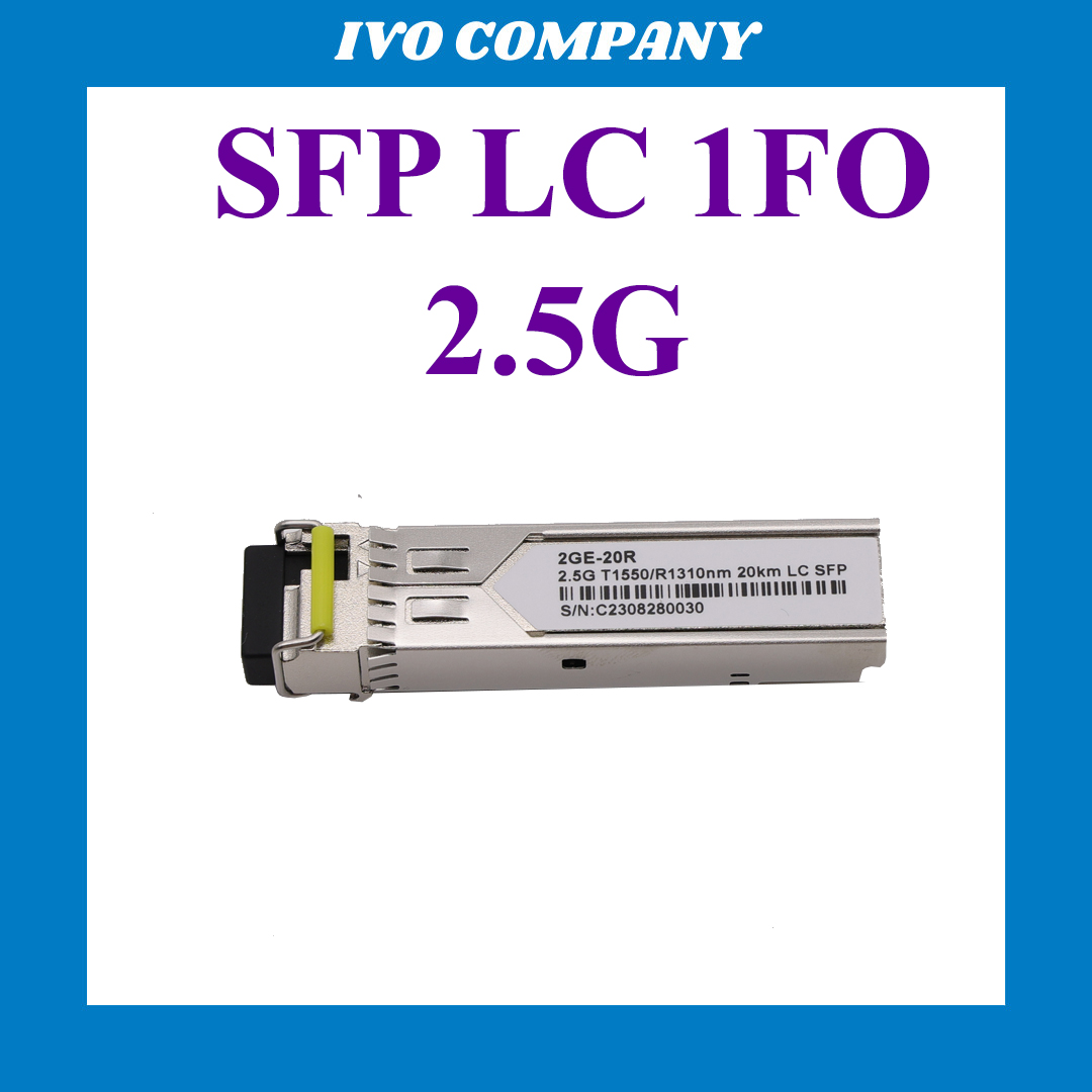 Module SFP LC 1FO 2.5Gbps Single Mode Single Fiber A/B