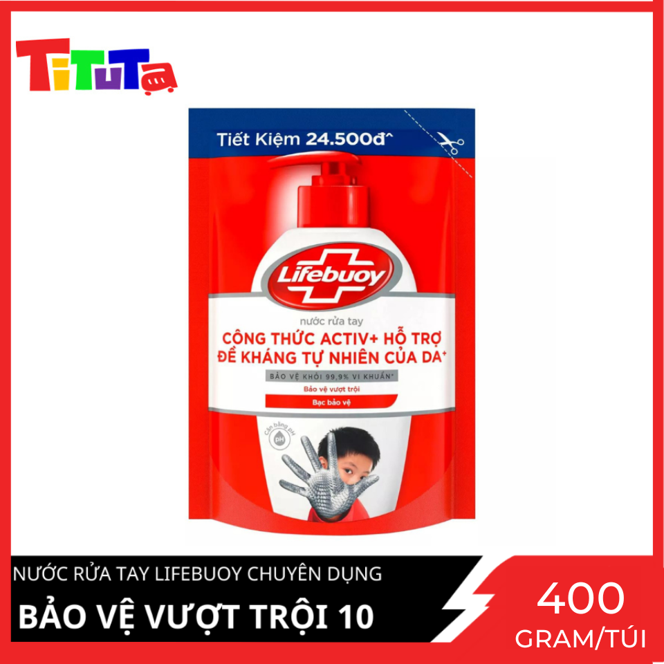 Nước rửa tay 450g Lifebuoy bạc bảo vệ