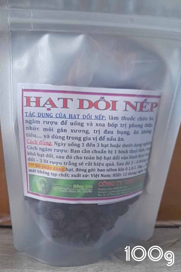 100gram Hạt dổi nếp khô sạch chuẩn rừng loại 1