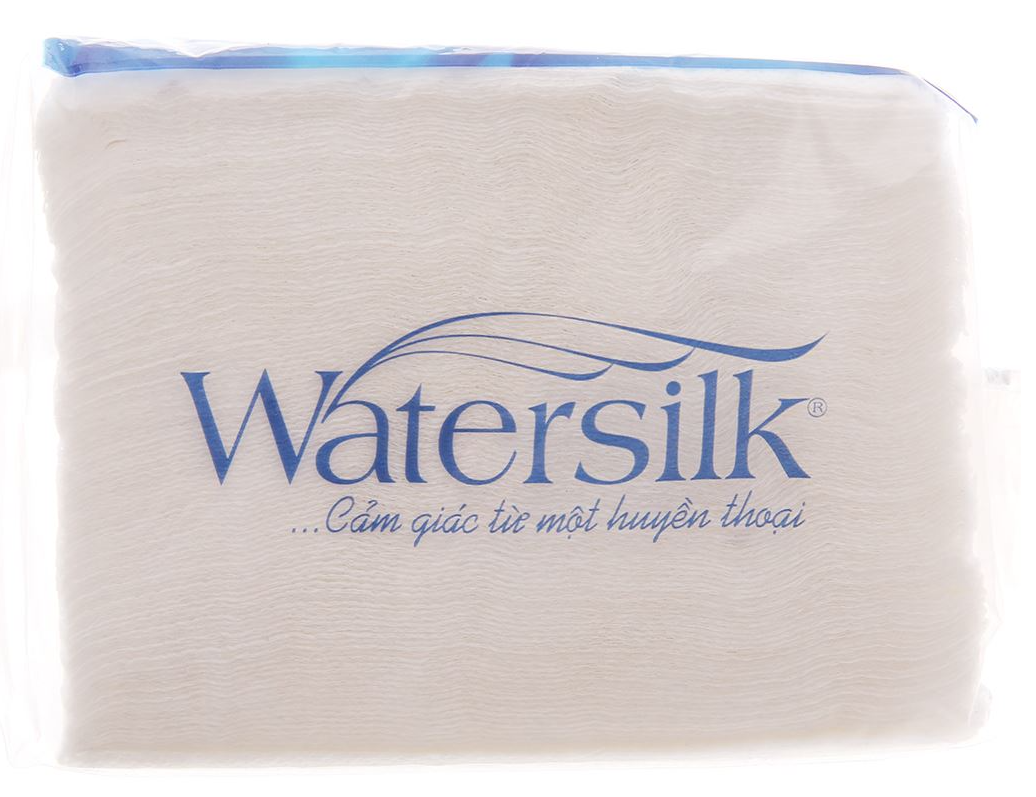 Khăn giấy ăn Watersilk 1 lớp gói 120 tờ 210x210mm