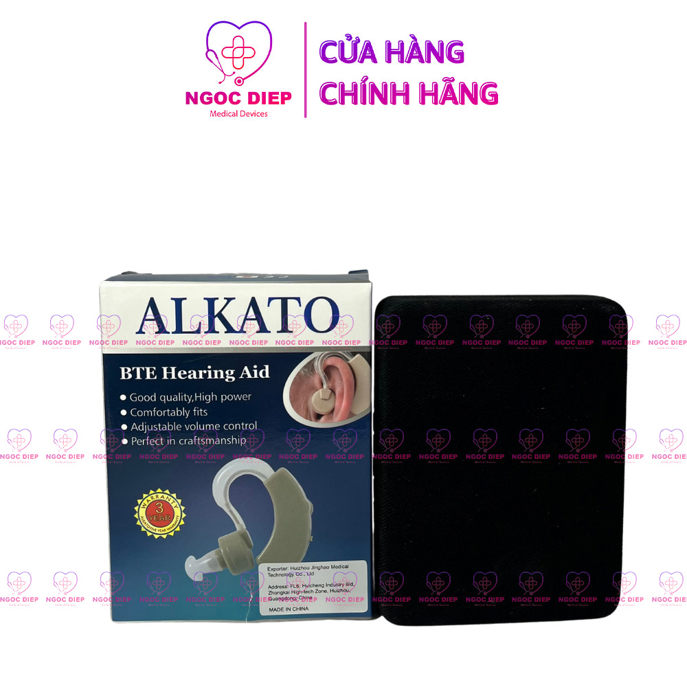 Máy trợ thính gài tai ALKATO VT-113 - Tai trợ thính cho người bệnh - Hàng chính hãng