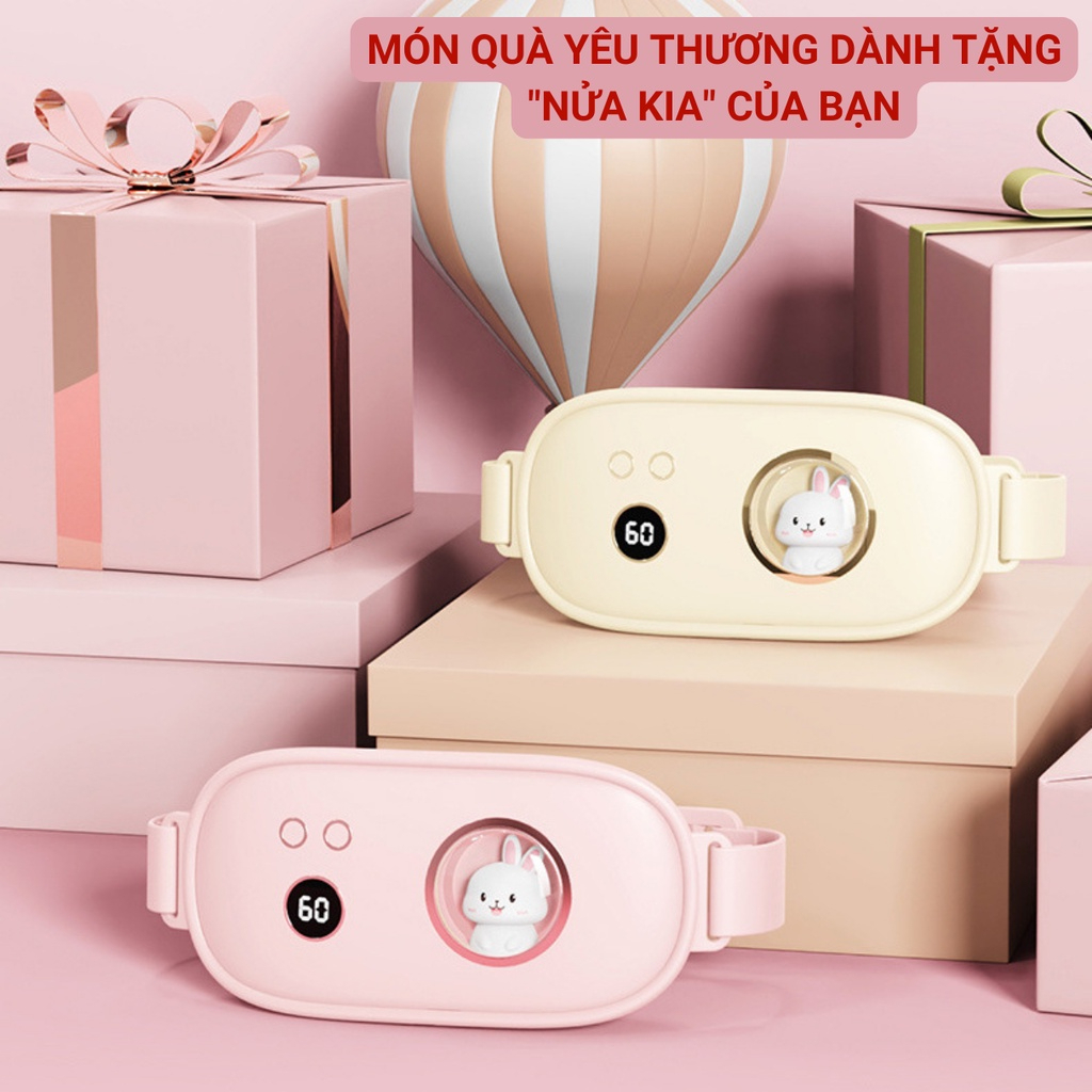 Máy Massage Làm Ấm Bụng Đai Đeo Giảm Đau Bụng Kinh Nguyệt, Làm Ấm Tử Cung Cho Phụ Nữ Đến Kì Bảo Hành