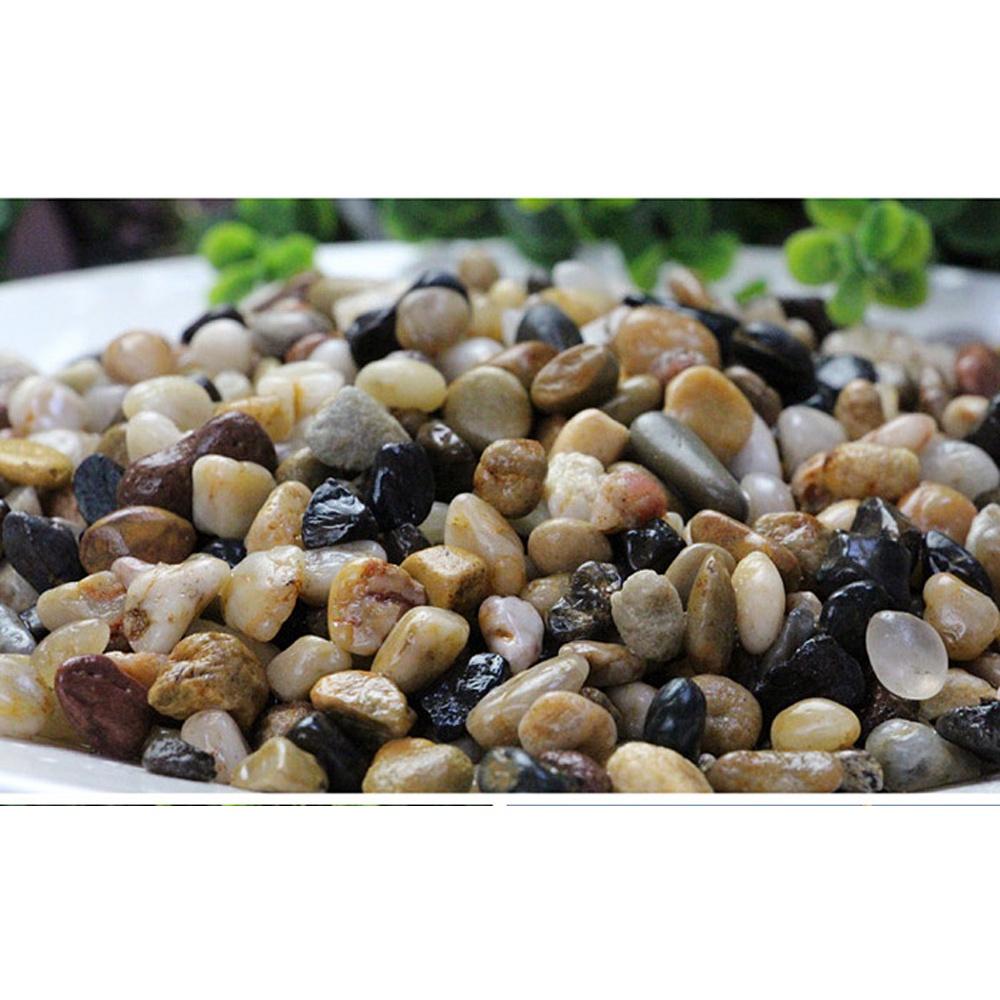 Sỏi suối 3 màu trang trí bể cá, hồ thủy sinh, tiểu cảnh, cây cảnh, chậu sen đá, xương rồng, hòn non bộ, lọc nước hồ cá