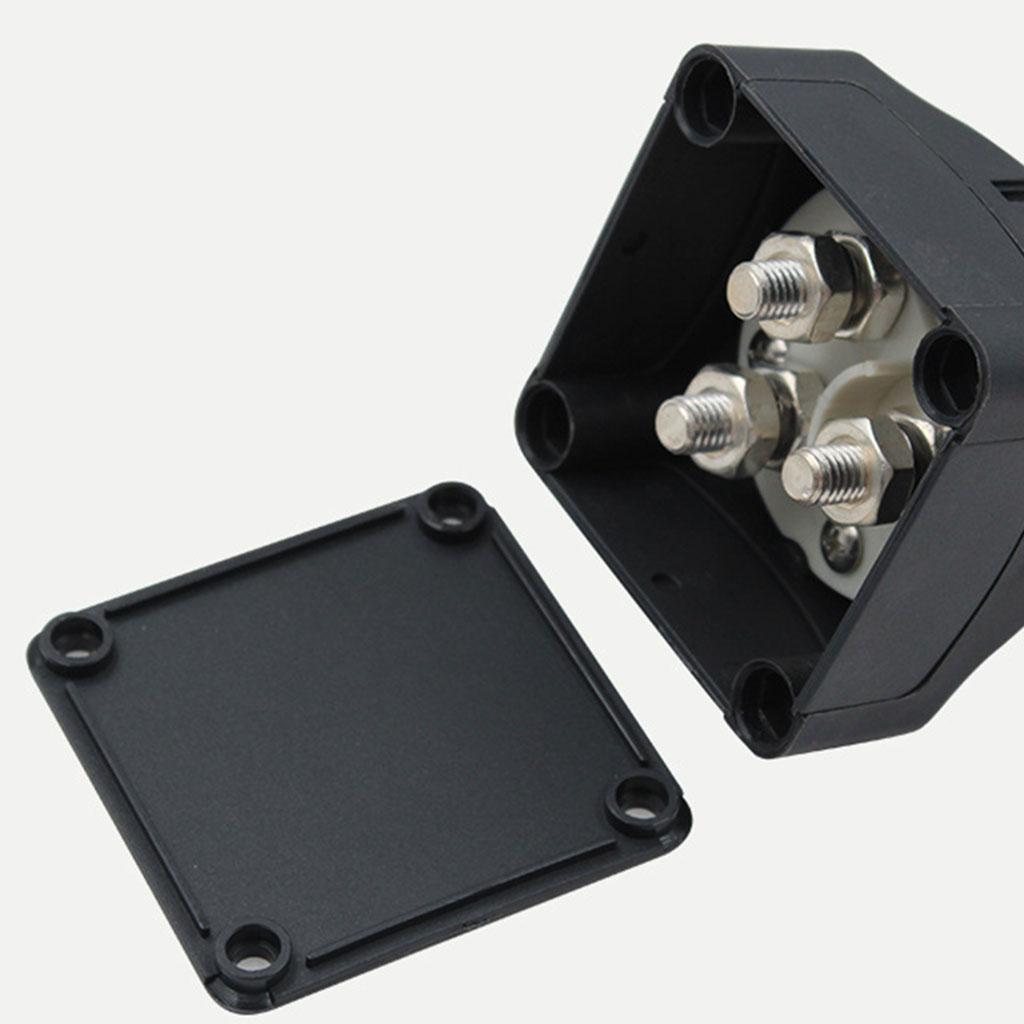 2Pcs 12V/24V 3 ON-OFF Battery Shut Off Isolator Disconnect Switch Boat