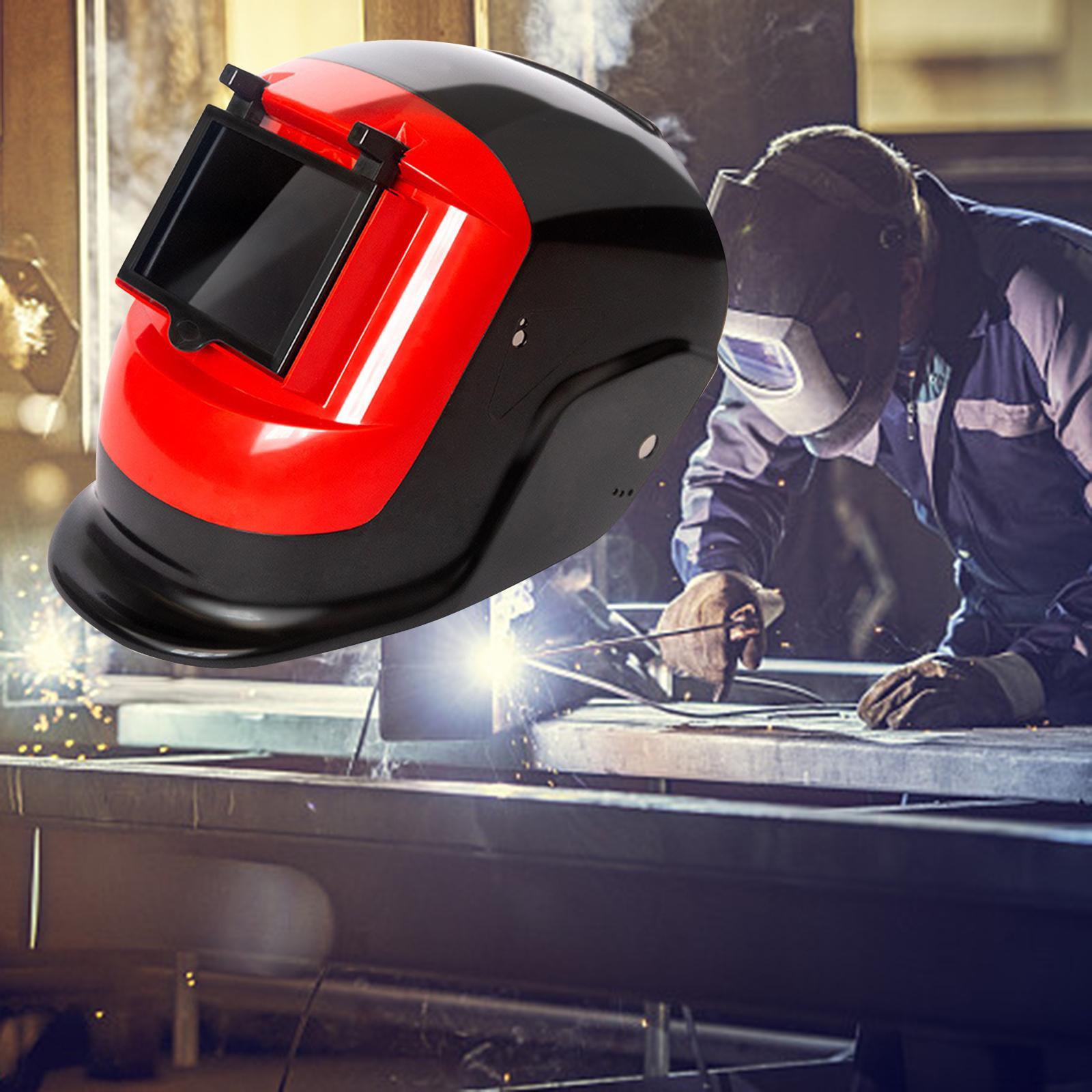 Auto Welding Hood Adjustable Heat Resistant Large View Portable