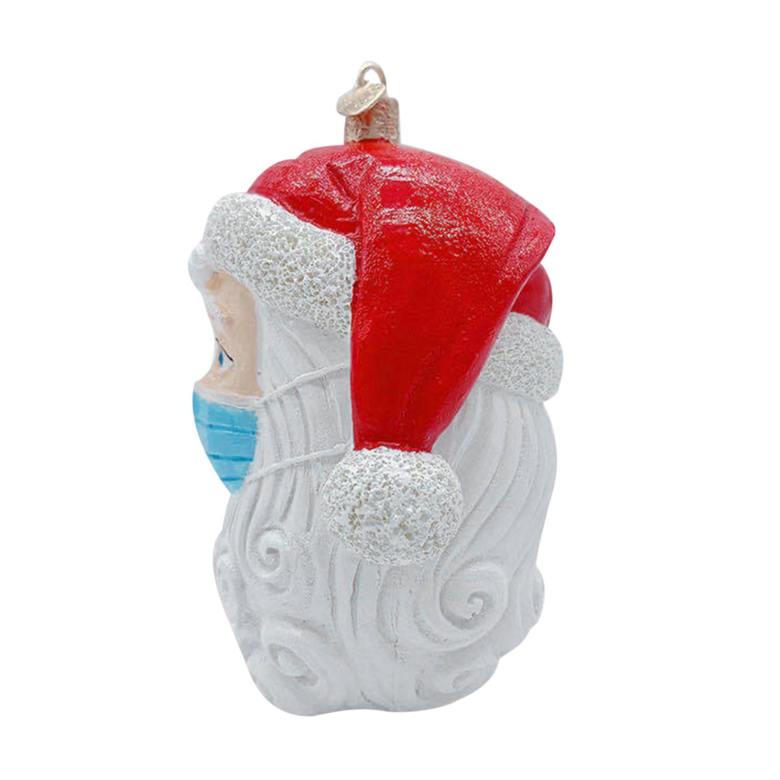 Đồ trang trí treo Giáng sinh, Ông già Noel đeo khẩu trang