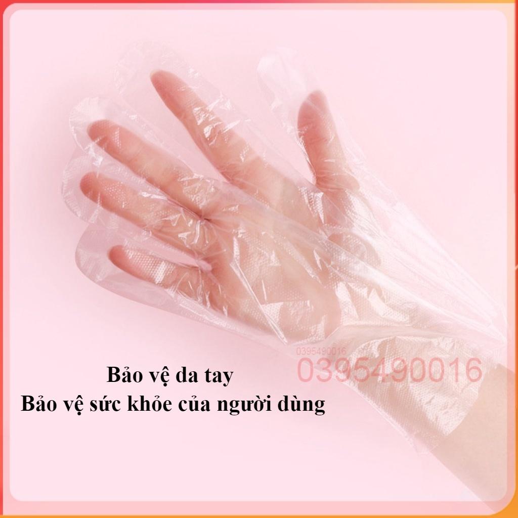 Hộp 200 Găng Tay Nilon Loại Tốt Dùng 1 Lần Nhựa PE Siêu Dai An Toàn Bảo Vệ Da Tay, an toàn vệ sinh thực phẩm