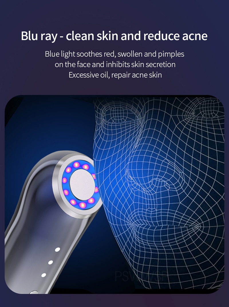 Dụng Cụ Massage Cầm Tay Nâng Cơ Mặt Làm Trẻ Hóa Da Bloom 5 Skin Tightening Tech - 15 phút mỗi ngày sẽ hiệu quả