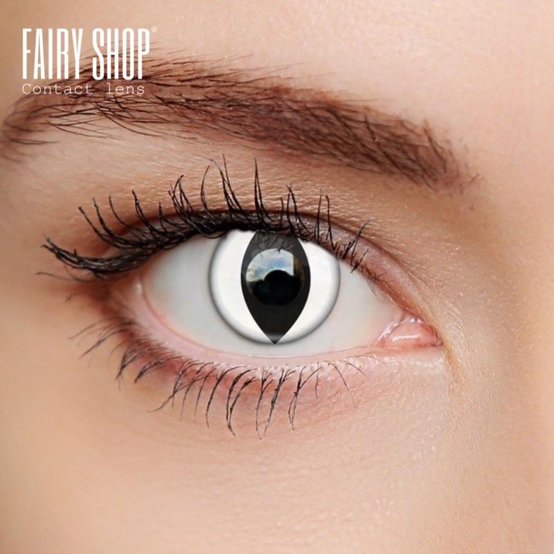 Kính Áp tròng cosplay Cat white 14.0 - FAIRY SHOP CONTACT LENS