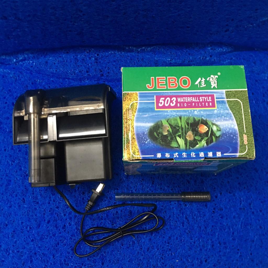 MÁY LỌC THÁC NHỎ GỌN CHO BỂ CÁ MINI, ĐỂ BÀN JEBO 501 - 502 - 503