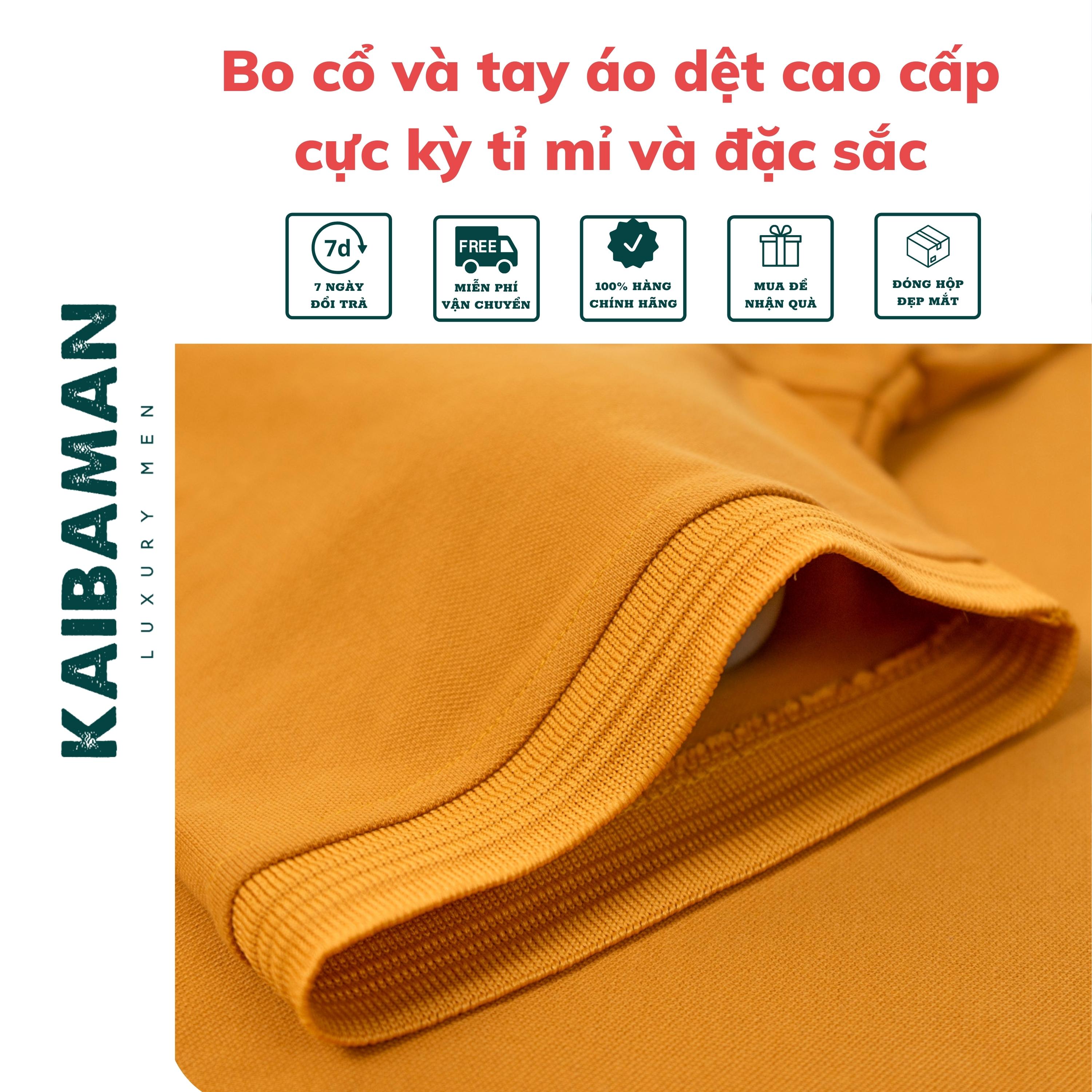Áo Thun Polo Nam Kaibaman Cổ Bẻ Chất Vải CVC Cao Cấp Chuẩn Form Slimfit Độ Bền Cao - KAIBAMAN STORE