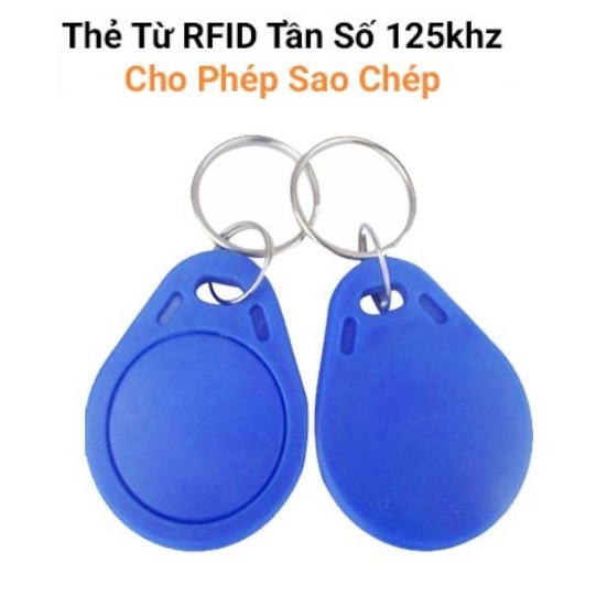 [ Set 100 thẻ] Thẻ từ RFID dạng móc khóa tần số 125Khz