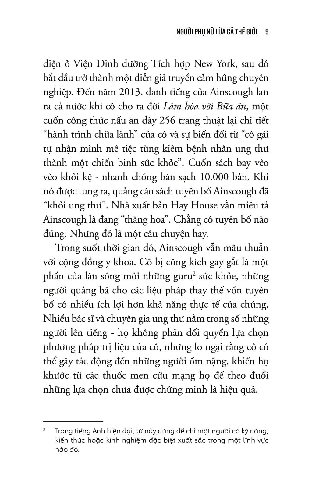 Sách - Người Phụ Nữ Lừa Cả Thế Giới - Chân Tướng Của Belle Gibson - Một Chuyên Gia Sức Khỏe Giả Mạo