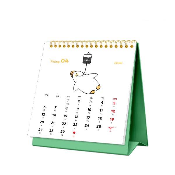 Lịch Bàn Mini - Duok Chill