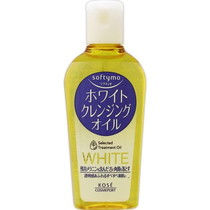 Dầu Tẩy Trang Trắng Da Nhật Bản Kose Softymo White Cleansing Oil Chai Mini 60ml