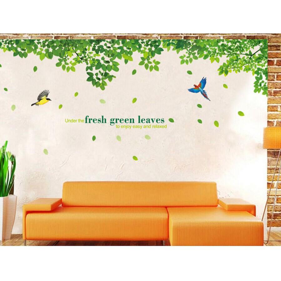 Combo 3 decal dán tường cây che bóng mát cho bé SIZE LỚN