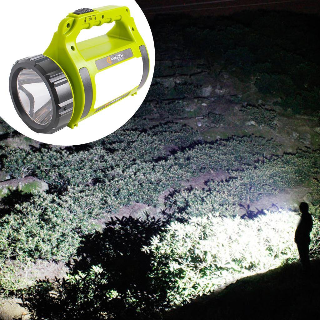 1x Searchlight Flashlight USB Rechargeable