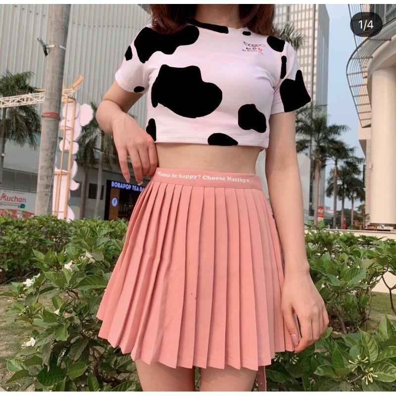 Áo bò sữa croptop