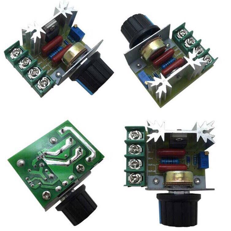 Xả Mạch dimmer công suất 4000W và Mạch Dimmer 2000W 220V dùng để điều chỉnh tốc độ động cơ, điều chỉnh độ sáng đèn