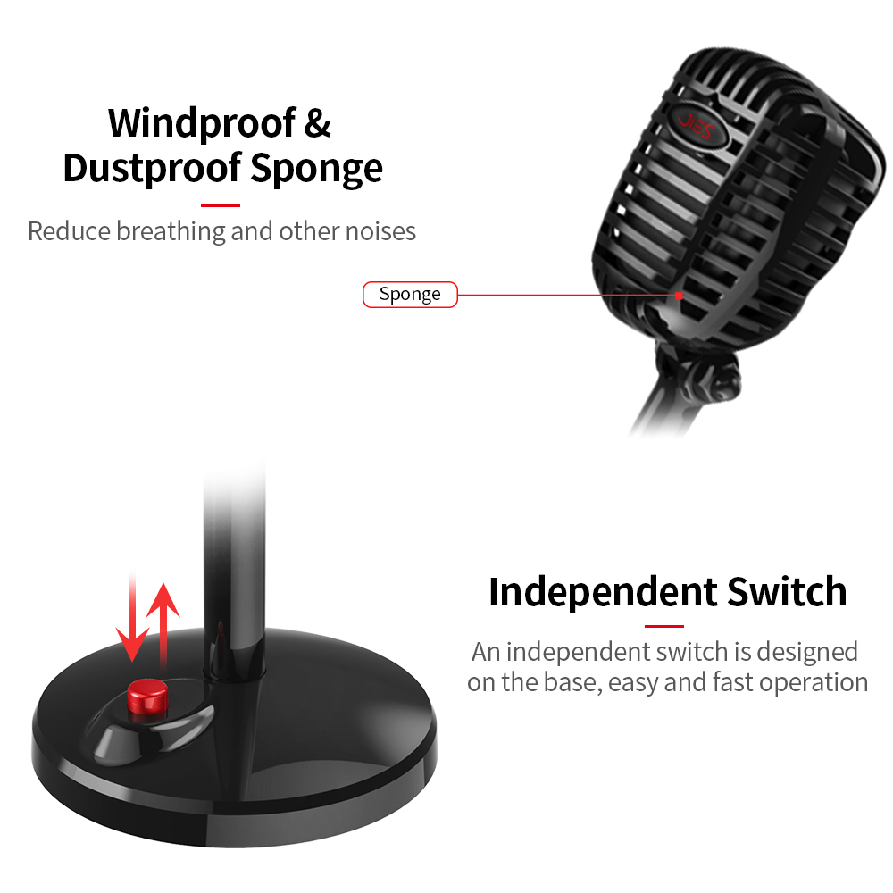 Micrô USB cho máy tính để bàn điện dung đa hướng cho cuộc họp trò chơi Live
