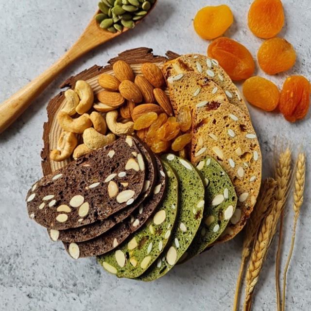 Bánh Biscotti Ăn Kiêng- Nguyên Cám Không Đường Tuna