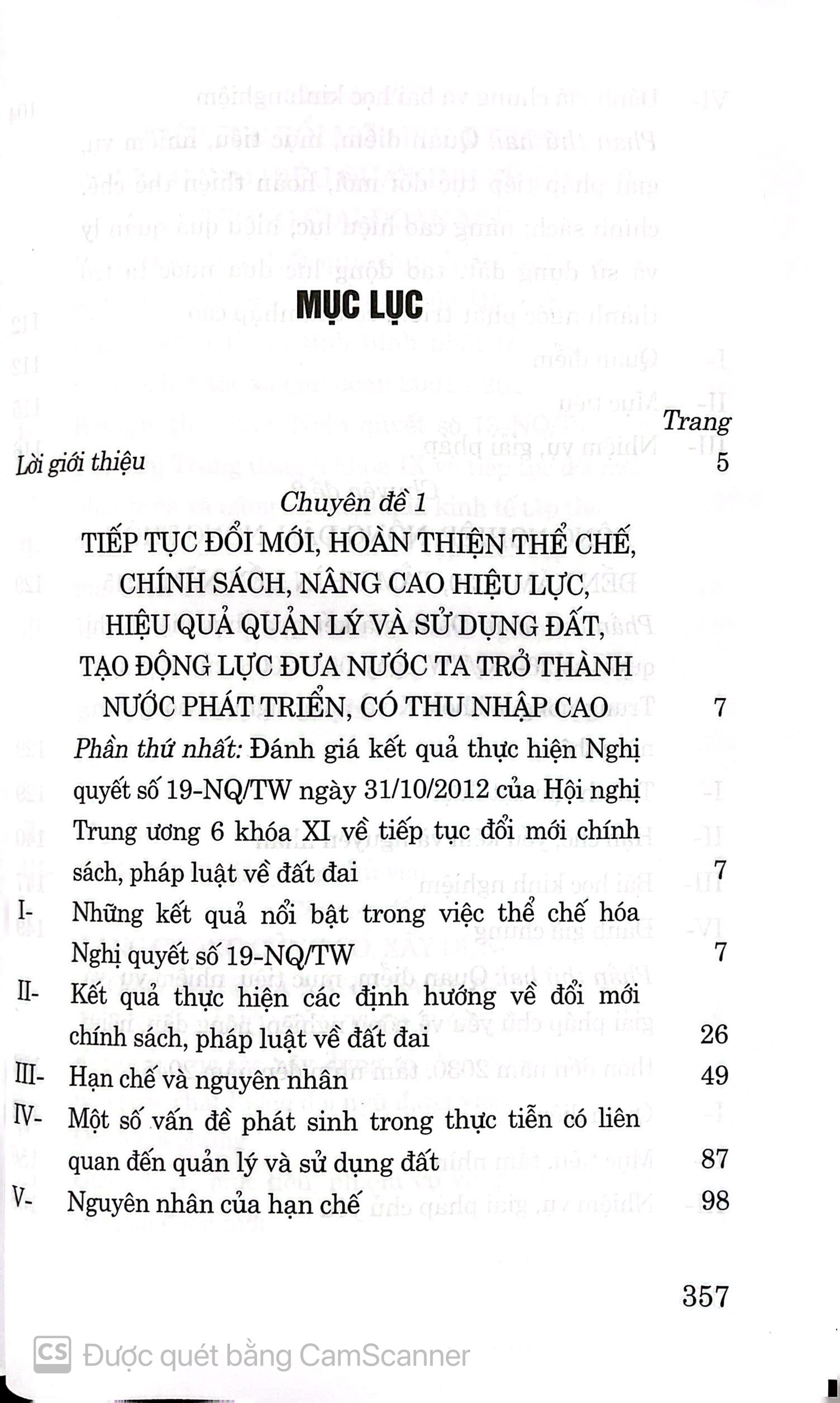 Tài liệu nghiên cứu các văn kiện hội nghị lần thứ năm Ban chấp hành Trung ương Đảng khoá XIII