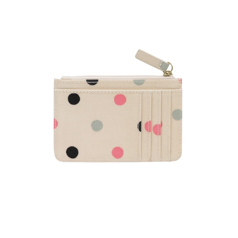 Cath Kidston - Ví nữ/Small Card &amp; Coin Purse - Spot - Ecru -1049350