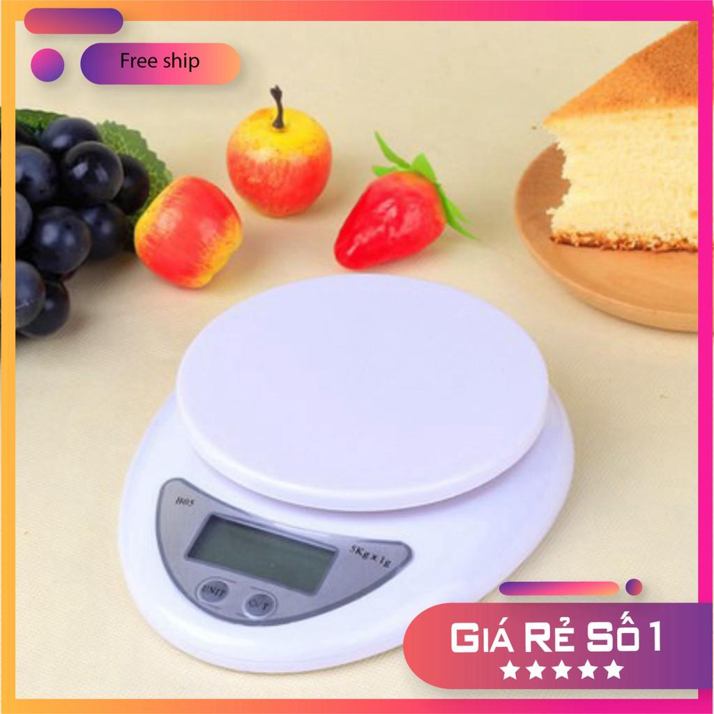 Cân Tiểu Ly 5 Kg, 7kg Electronic Kitchen Scale – Cân Thực Phẩm, Gia Vị, Làm Bánh Tiện Dụng