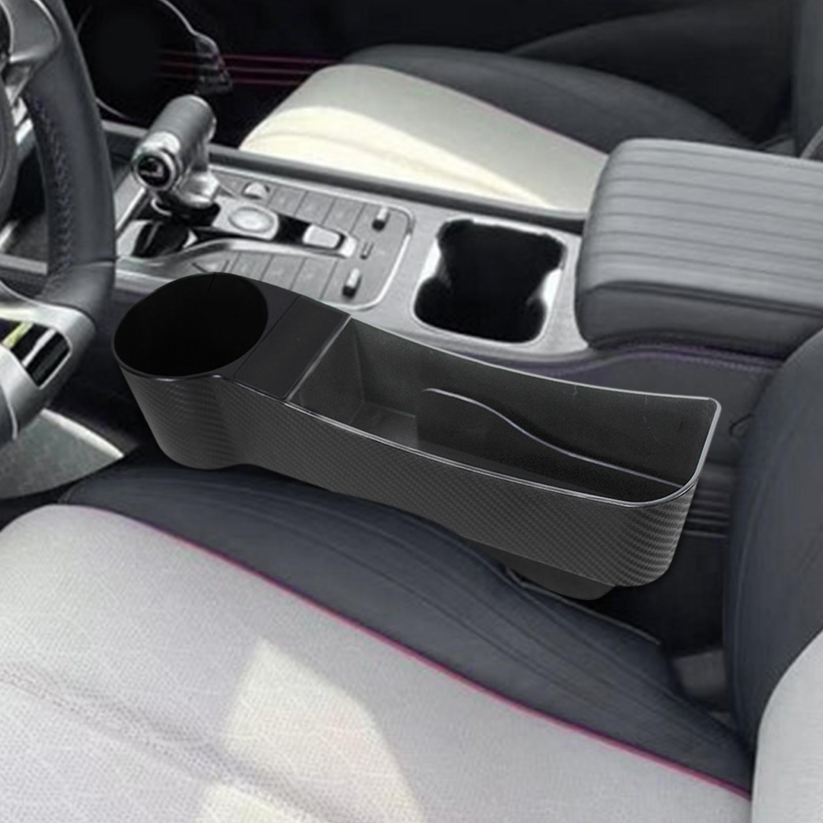 Car Seat Filler Organizer, Seat Side Storage Seat Storage Box Car Front Seat Accessories for Holding Phone, Glasses
