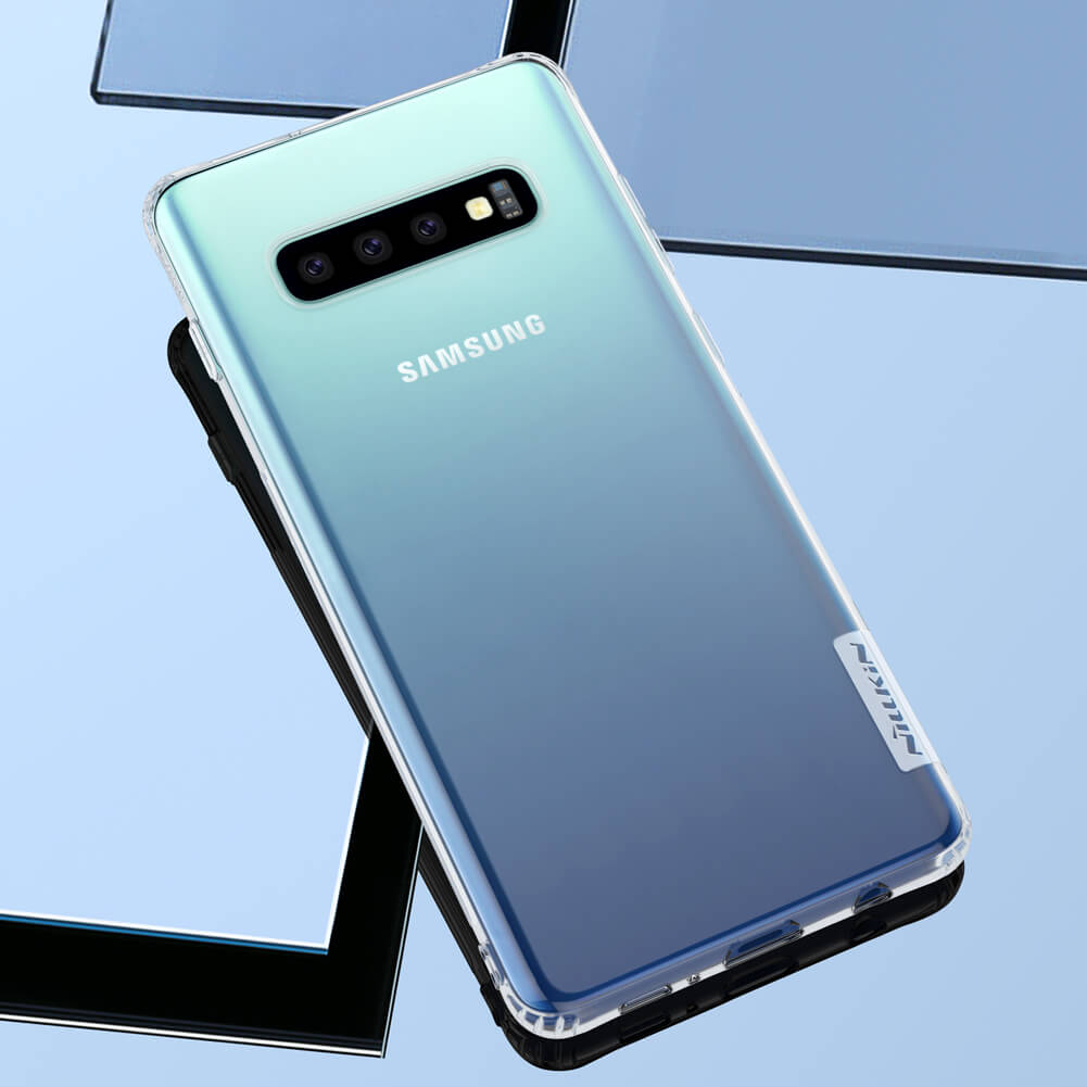 Ốp lưng silicon Nillkin cho Samsung S10 Plus - Hàng chính hãng