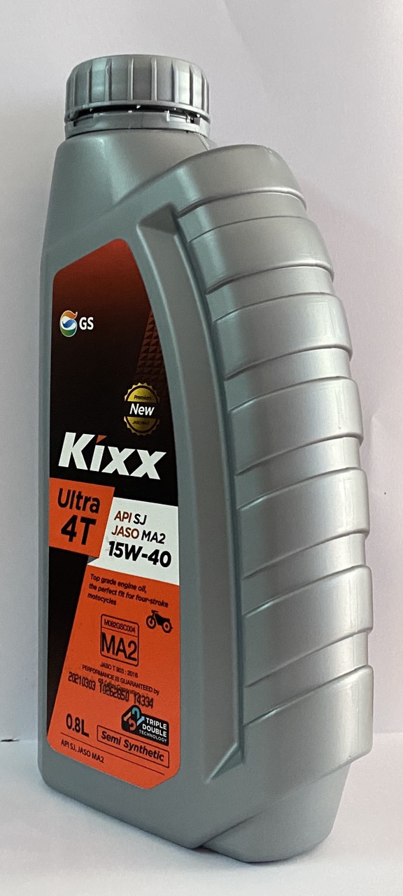 Dầu nhớt sử dụng cho xe máy Kixx Ultra 4t 15w40