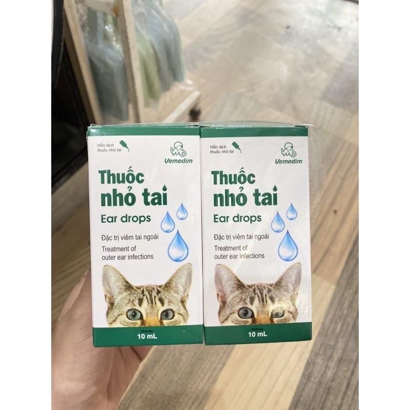 Thuốc Nhỏ Tai Đặc Trị Viêm Tai Ngoài Do Nấm Vemedim 10ml