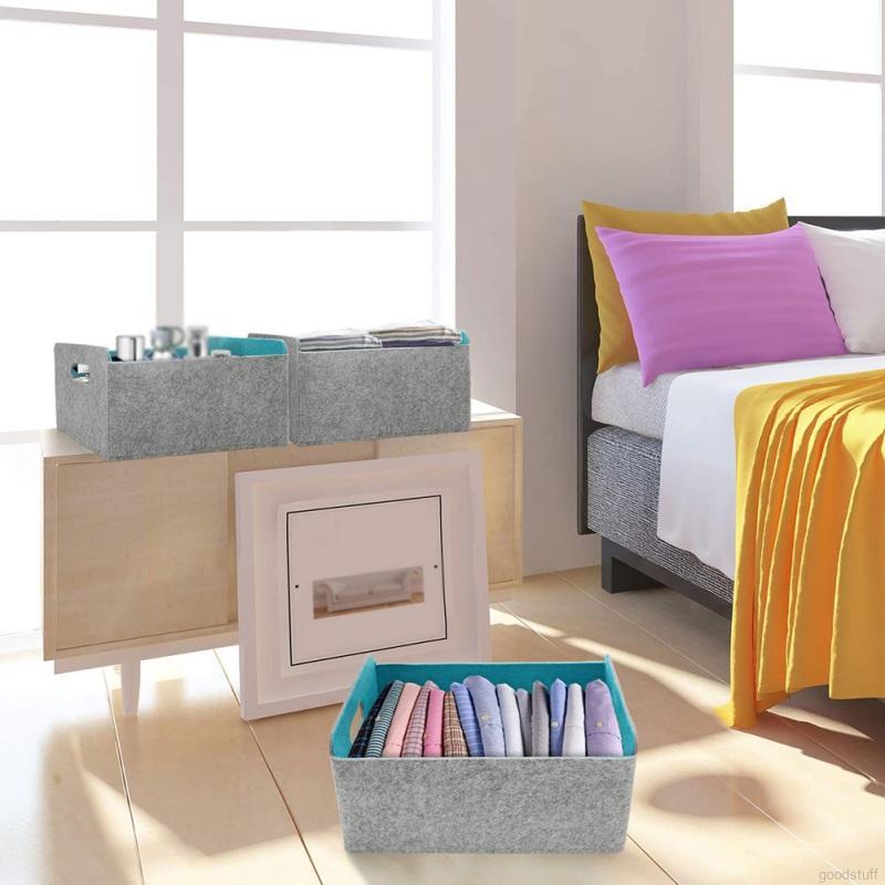 Hộp Vải Nỉ Đựng Vật Dụng Tiện Lợi Xinh Xắn