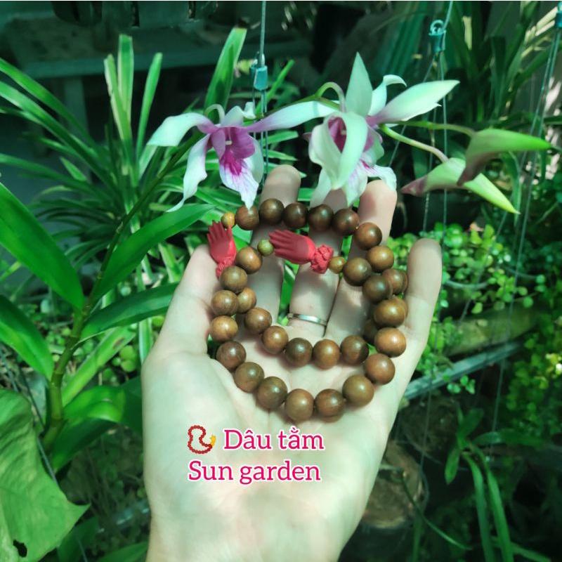 Vòng tay gỗ dâu tằm cho người lớn hạt 10mm Unisex