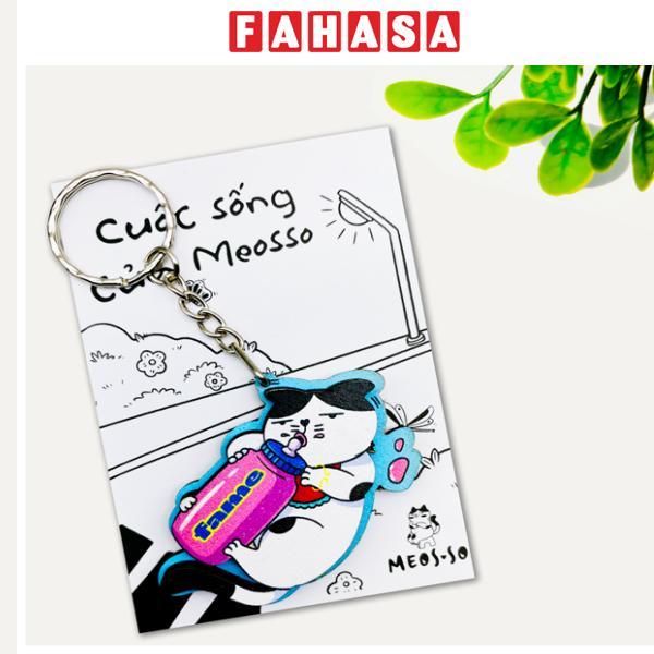 Móc Khóa Gỗ - Mèo Fame - Meosso