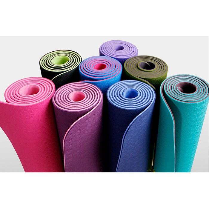Thảm Tập Yoga 6mm - Thảm Tập Yoga 2 lớp -