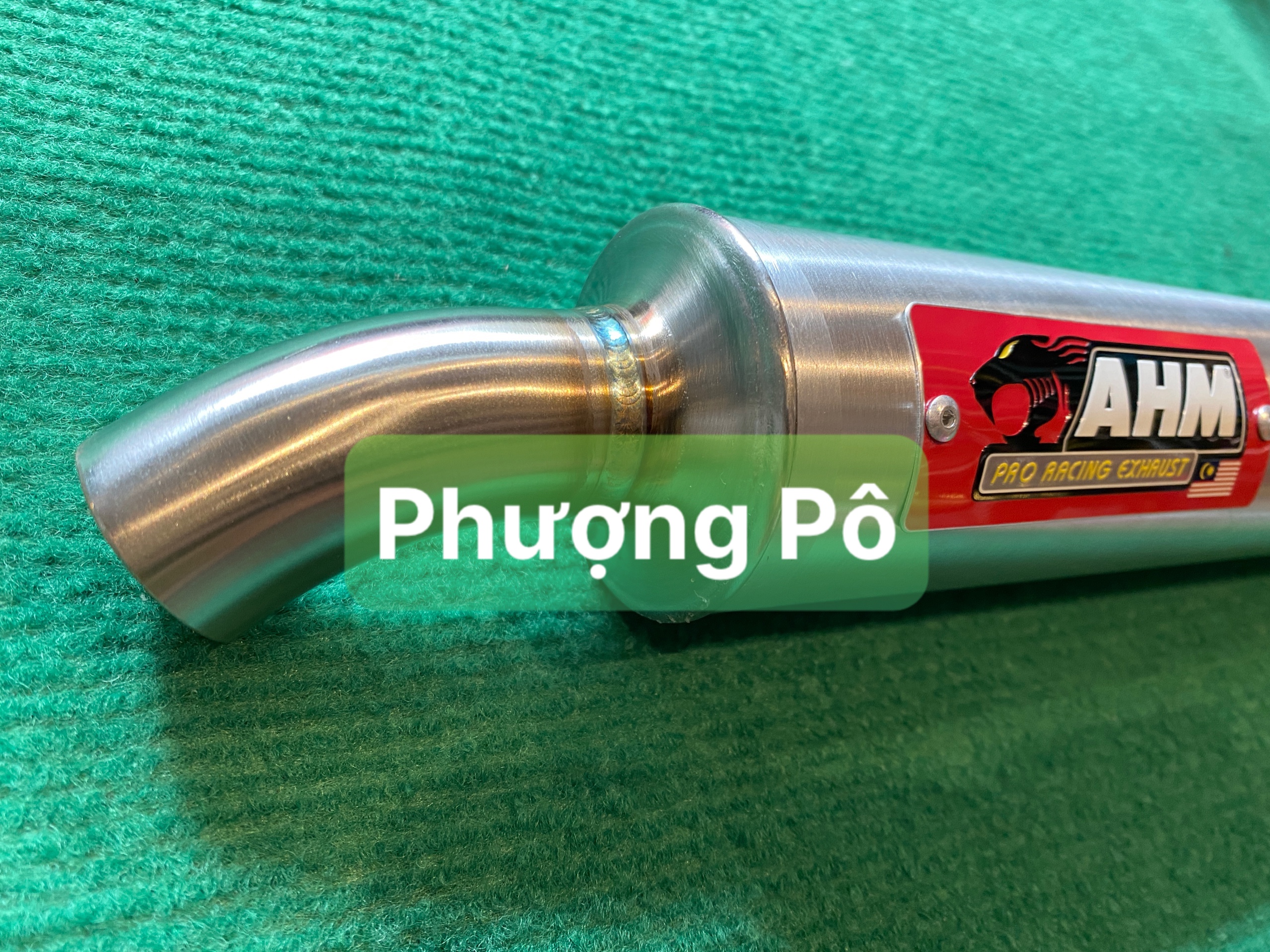 Pô lon tăng 2 thì AHM Malaysia cho Suzuki Sport RGV/ RGX/ SATRIA / NOVA Dash-Tena/ YaZ125