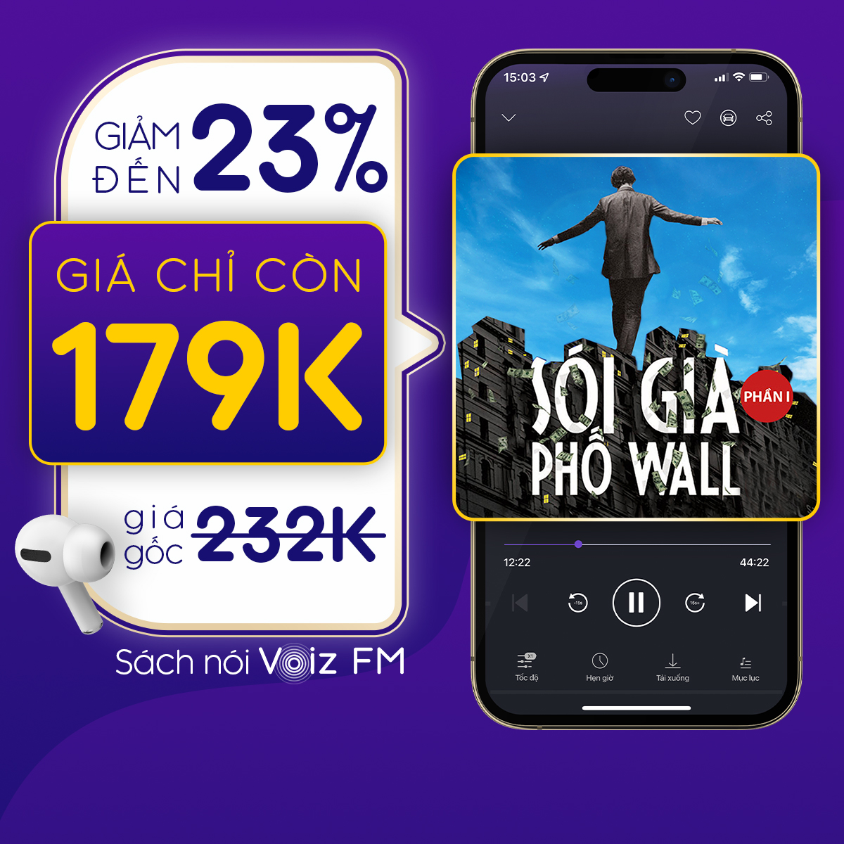 Voiz FM - Voucher nghe Sách Nói