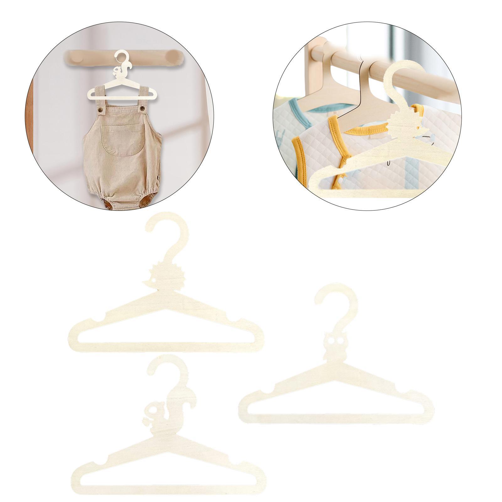 Kids Coat Hanger Clothes Drying Storage Rack Infants Hanger for Trousers