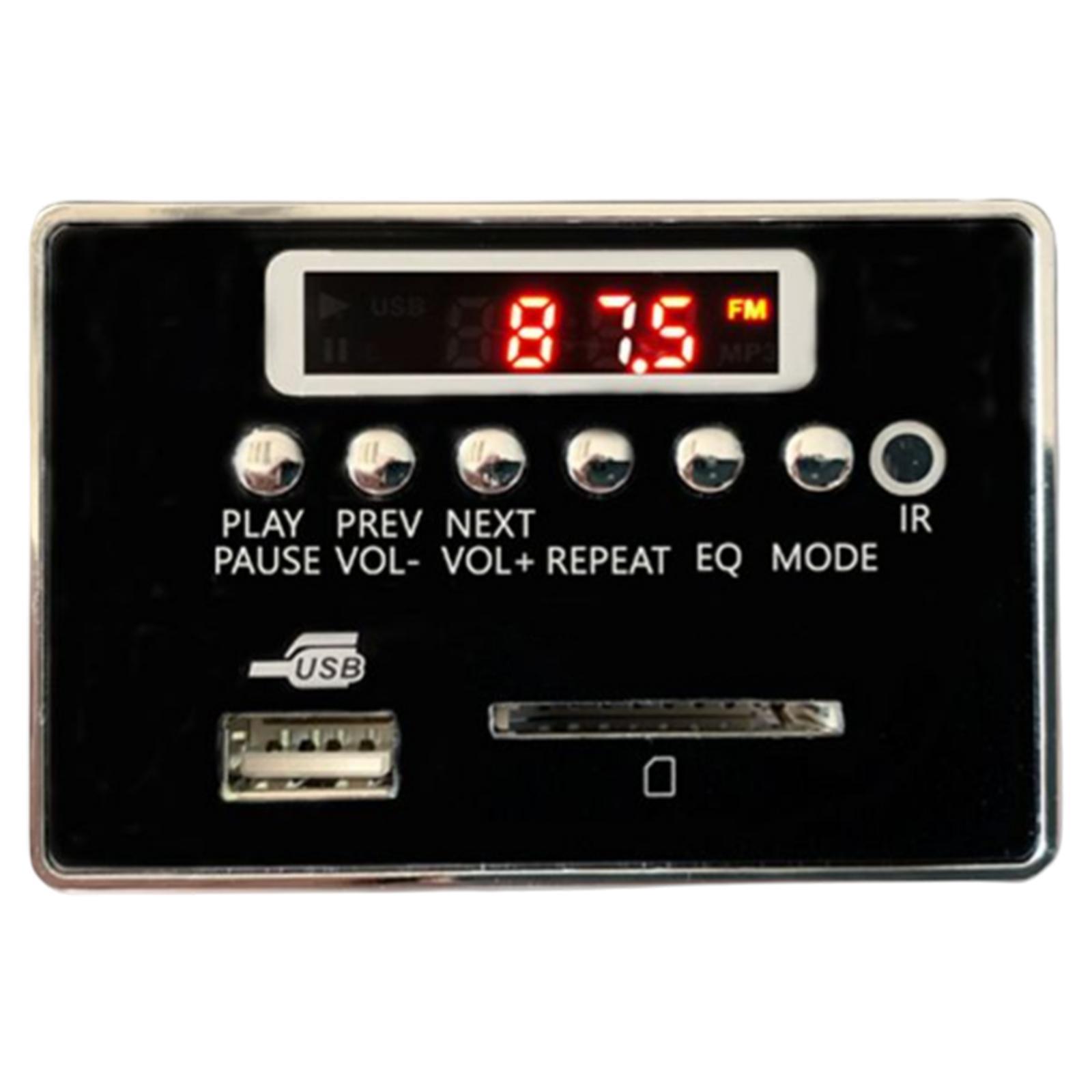 Audio Decoder Board Module, Bluetooth 5.0 Lossless with Remote Controller, Decode Board for Speaker