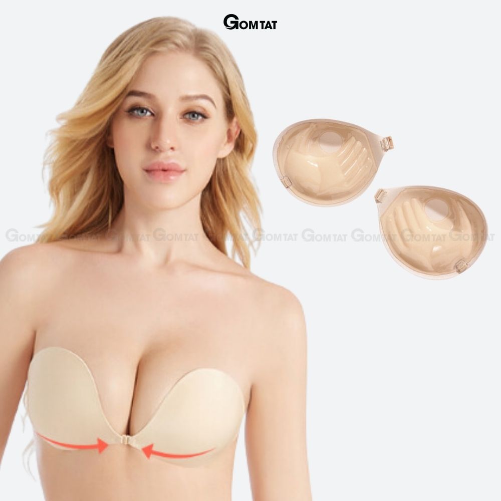 Hình ảnh Áo dán ngực cài trước miếng dán, áo ngực siêu độn tạo khe quyến rũ dính siêu chắc - SA-0127