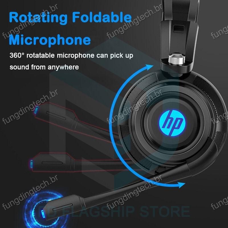 Tai Nghe gaming H200 7.1 RGB Có Đèn led Chống Ồn Kèm Mic Dành Cho Điện Thoại / laptop / Xbox