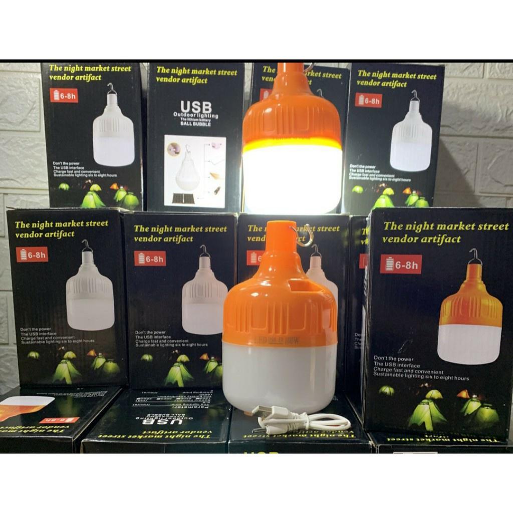 Bóng đèn tích điện đèn led sạc tích điện đa năng công suất 120W Loại to