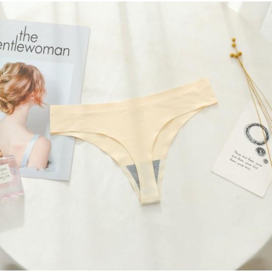 Quần Lót Đúc Su Trơn Kiểu Dáng Lọt Khe - Quần Lót Lọt Khe Nữ Sexy -New